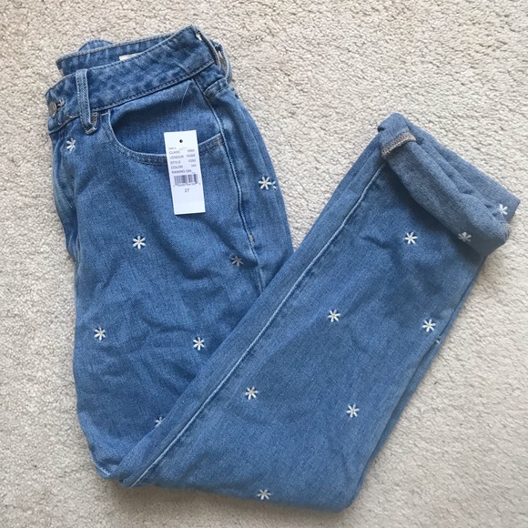 pacsun raining daisy mom jeans